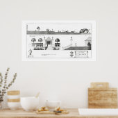 Southport: Section and Details of Upper Terrace an ポスター (キッチン)