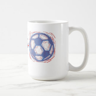 Southsideのサッカー16ozのマグ コーヒーマグカップ