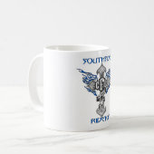 Southsideのライダー15ozのマグ コーヒーマグカップ (正面左)