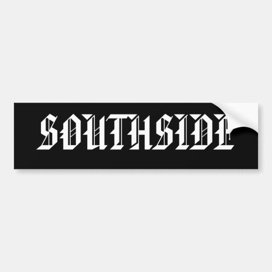 SOUTHSIDE バンパーステッカー (正面)