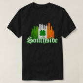 Southside Irish Pride Chicago Sky line Windy City Tシャツ (デザイン正面)