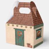 Southwest Adobe and Terracotta Tile House Design フェイバーボックス (裏面)