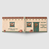 Southwest Adobe Hacienda Personalized  ゲストブック (全面)