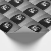 Southwest Adobe Passageway:白黒の写真 ラッピングペーパー (角)