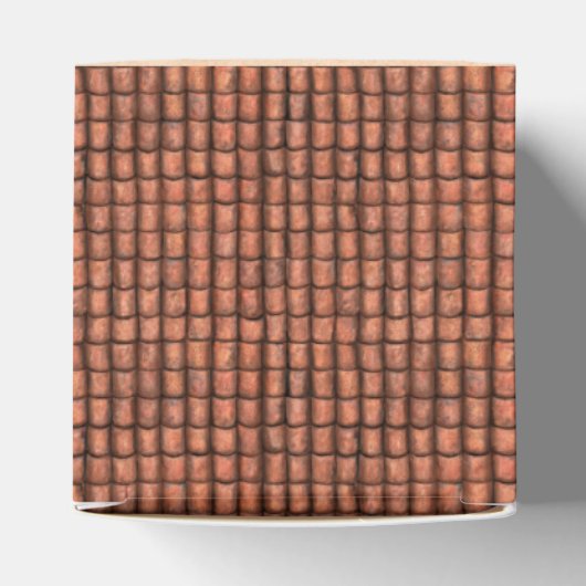 Southwest Adobe Terracotta Tile House Personalized フェイバーボックス (上部)