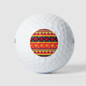 Southwest Blanket Pattern Golf Balls ゴルフボール (正面)