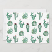 Southwest Cactus Botanical Note Card ノートカード (正面)