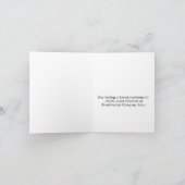 Southwest Canyon Colors Thank You カード (内部)