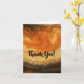 Southwest Canyon Colors Thank You カード (黄色い花)