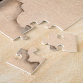 Southwest Chile Ristra Wreath Weathered Wood Door ジグソーパズル (側面)