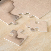 Southwest Chile Ristra Wreath Weathered Wood Door ジグソーパズル (側面)