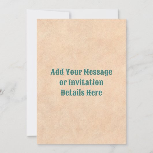 Southwest Chile Wreath Rustic Blue Door Holiday 招待状 (裏面)