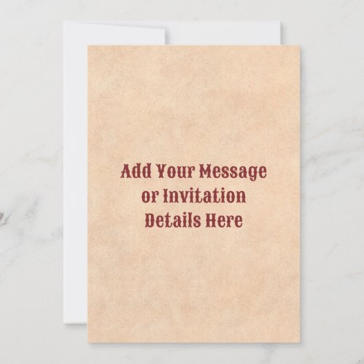 Southwest Chile Wreath Rustic Red Door Holiday 招待状 (裏面)