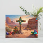 Southwest Christmas Card Personalized シーズンカード (スタンド正面)