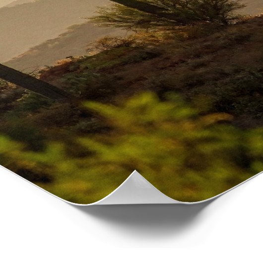 Southwest Desert Mountains Weaver's Needle Arizona ポスター (角)