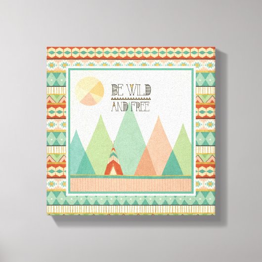 Southwest Geo II|野生で自由 キャンバスプリント (正面)