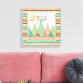 Southwest Geo II|野生で自由 キャンバスプリント (インサイチュ (リビング))