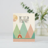 Southwest Geo II|野生で自由 ポストカード (スタンド正面)