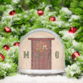 Southwest Holiday Chile Wreath Door Personalized (クリスマス)