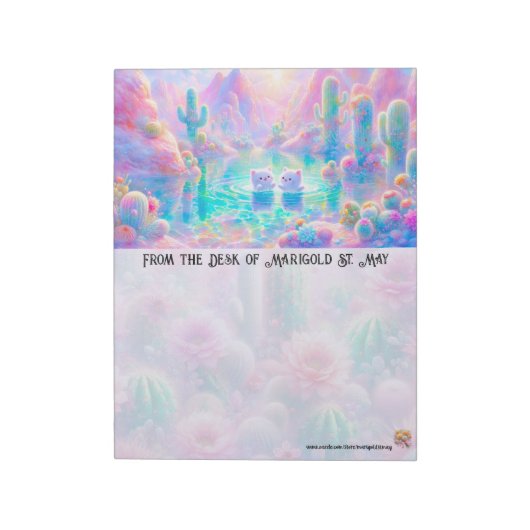 Southwest Kittens Notepad ノートパッド (回転)