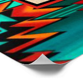 Southwest Kokopelli Poster ポスター (角)