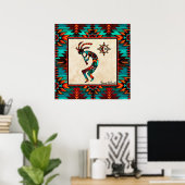 Southwest Kokopelli Poster ポスター (ホームオフィス)