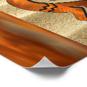 Southwest Kokopelli Poster ポスター (角)