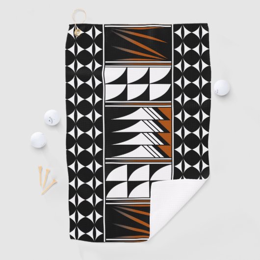 Southwest Native Feather Blessing ゴルフタオル (インサイチュ)