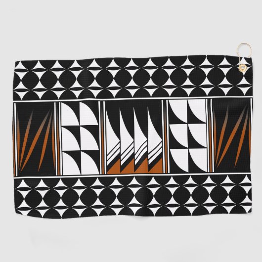 Southwest Native Feather Blessing ゴルフタオル (横)