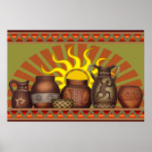 Southwest Pottery Poster ポスター (正面)