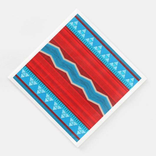 Southwest River Canyon Geometric Red Turquoise (コーナー)