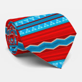 Southwest River Canyon Red and Turquoise ネクタイ (ロール)