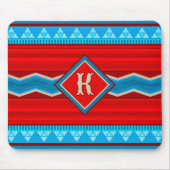 Southwest River Canyon Red Turquoise Personalized マウスパッド (正面)