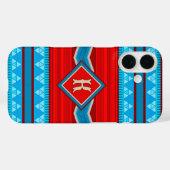 Southwest River Canyon Red Turquoise Personalized Case-Mate iPhoneケース (裏面 (横))