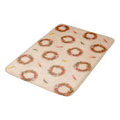 Southwest Rustic Chile Peppers Wreaths   バスマット (アングル)