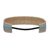 Southwest Style Geometric Cameron Gorge Design アスレチックヘッドバンド (裏面)