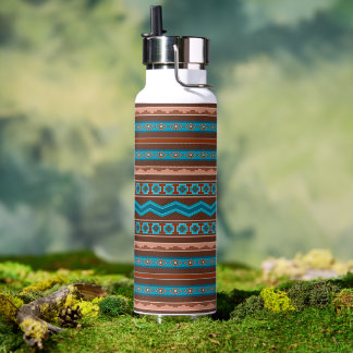 Southwest Style Geometric Cameron Gorge Design ウォーターボトル