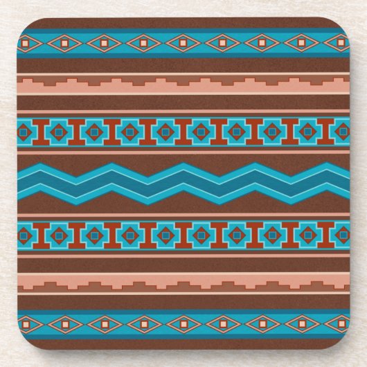 Southwest Style Geometric Cameron Gorge Design コースター (正面)