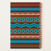 Southwest Style Geometric Cameron Gorge Design ノートブック (裏面)