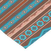 Southwest Style Geometric Cameron Gorge Design ロングテーブルランナー (コーナー)