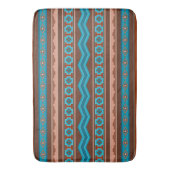 Southwest Style Geometric Cameron Gorge Design Lg バスマット (正面縦)