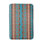 Southwest Style Geometric Cameron Gorge Design Med バスマット (正面縦)