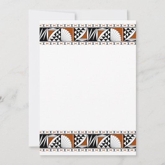 Southwest Sunrise 招待状 (裏面)