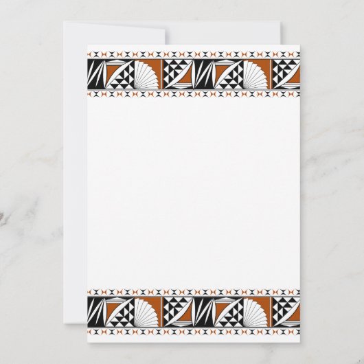 Southwest Sunrise 招待状 (裏面)