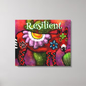 Southwest Talavera-Style Donkey Personalized キャンバスプリント (正面)