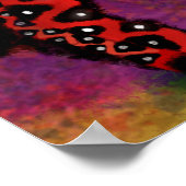 Southwest Talavera-Style Donkey Personalized ポスター (角)