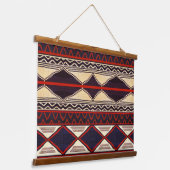 Southwest Tribal 吊り下げ型タペストリー (傾斜あり)