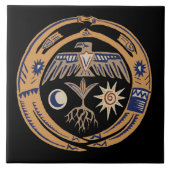 Southwest Tribal Rain Dance  タイル (正面)