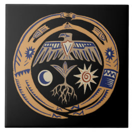 Southwest Tribal Rain Dance  タイル