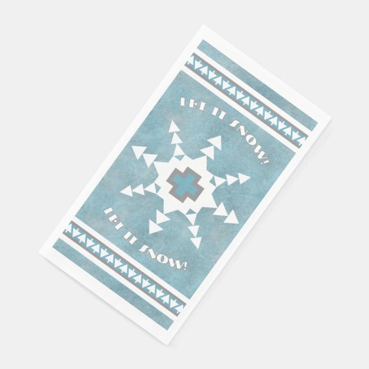 Southwest Winter Geometric Snowflake Personalized (コーナー)